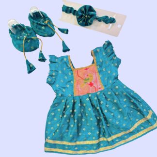 Paithani Butta Frock