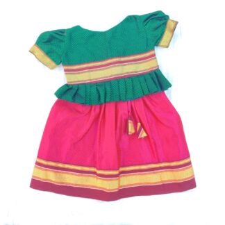 Khann Skirt Top ( parkar polka )