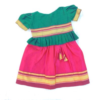 Khann Skirt Top ( parkar polka )