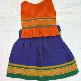 Khann Skirt Top ( parkar polka )