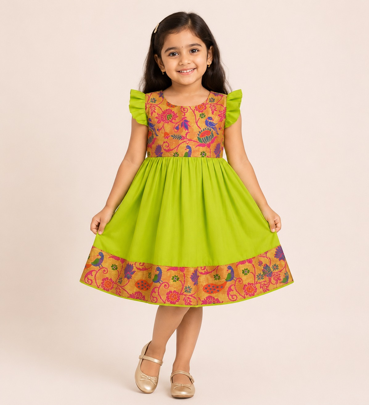 Paithani Frock