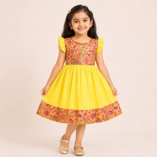 Paithani Frock