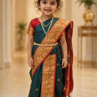 Bramhani Pattern Mastani Mor Saree