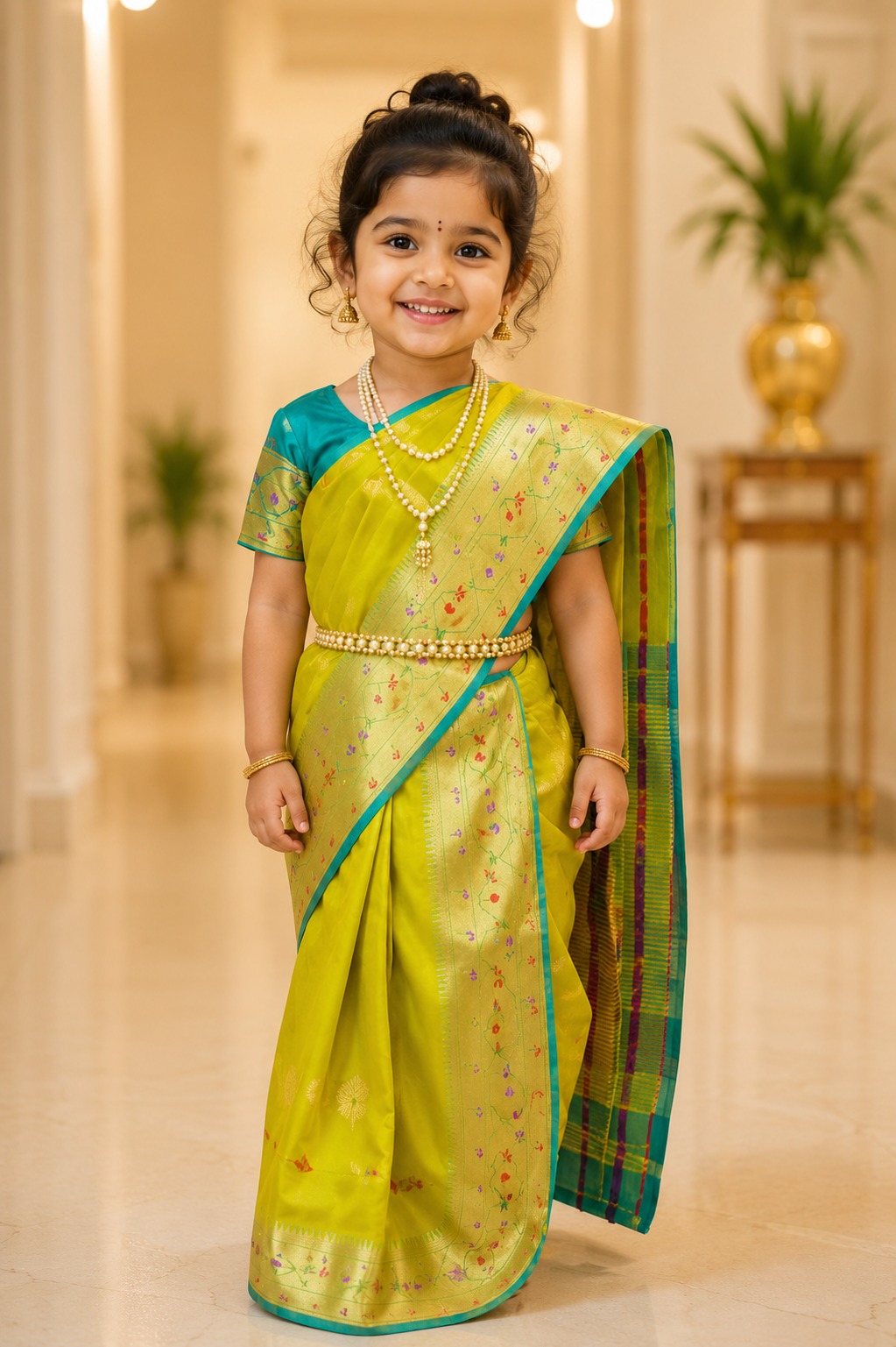 Bramhani Pattern Mastani Mor Saree