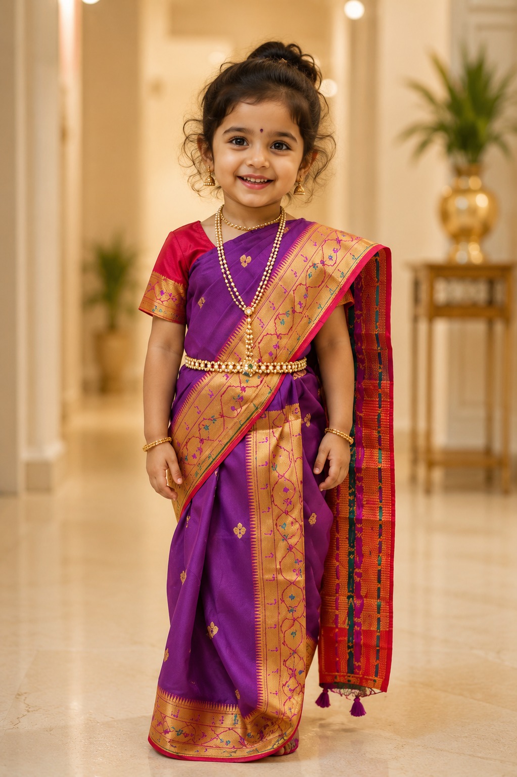 Bramhani Pattern Mastani Mor Saree