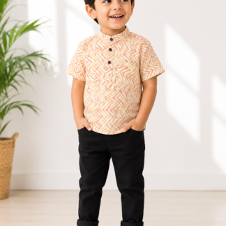 PRINTED HALF OPEN KURTA