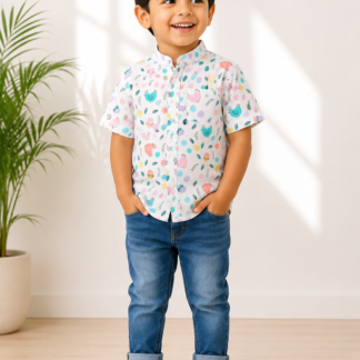 PRINTED COTTON SHIRT